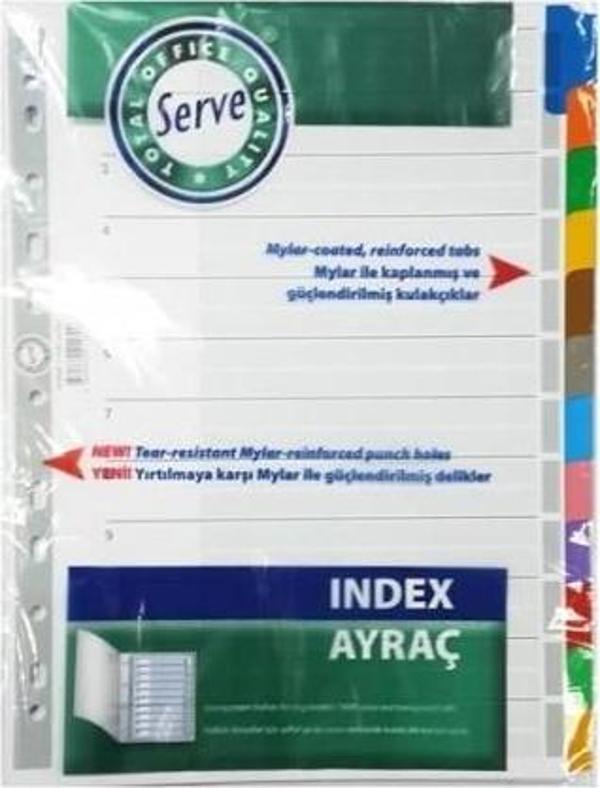 Serve Sv-5525-K Karton Seperatör 12 Renk - Image 1