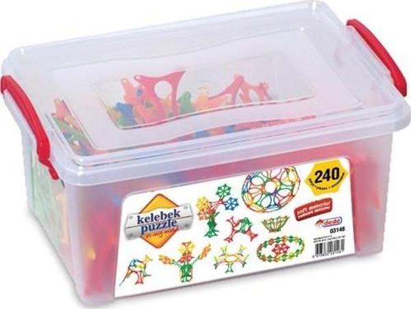 Dede Oyuncak Kelebek Lego Puzzle Küçük Boy Box 240 Parça 03146 - Image 1