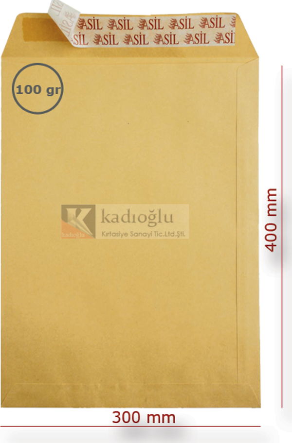 Doğan Torba Zarf 300X400 Mm Formula 95 Gr Slk 250 Li (1 Paket 250 Adet) - Image 1