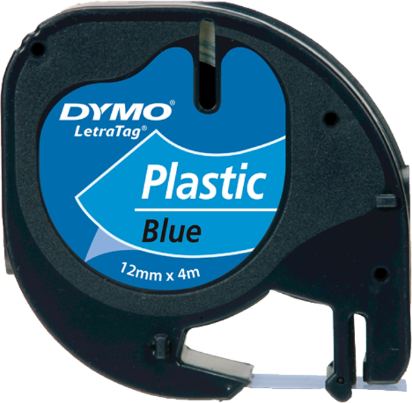 Dymo Letratag Plastik Şerit 12X4 Mt Mavi 91205 S0721650 - Image 1