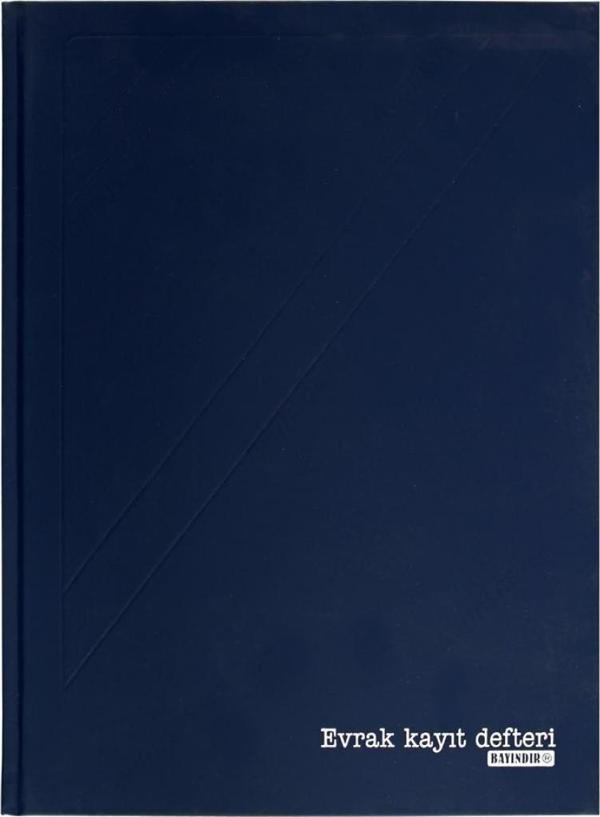 Bayındır Evrak Kayıt Defteri 24X34 Cm 72 Yaprak BCD0170 - Image 1