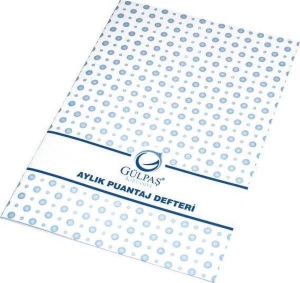 Gülpaş 127 Aylık Puantaj Defteri Orta A6 (12 Li Paket) - Image 1