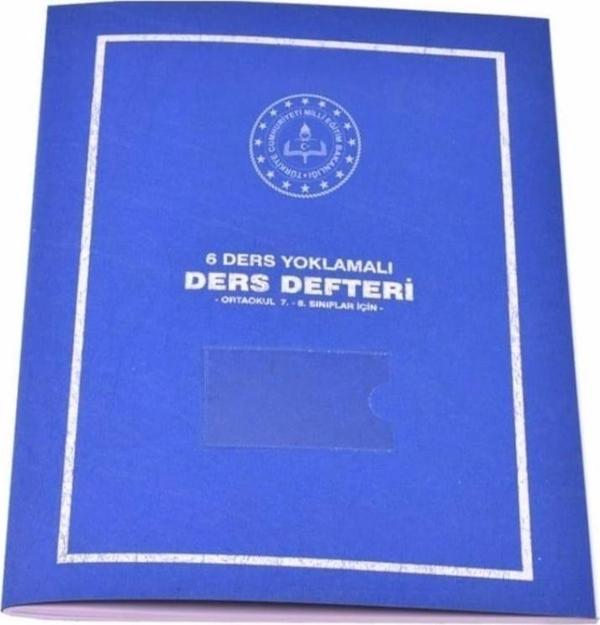 Gülpaş Ders Defteri Yoklamalı Ders Defteri 6 Ders Plastik Kapak 25X35Cm 424 - Image 1