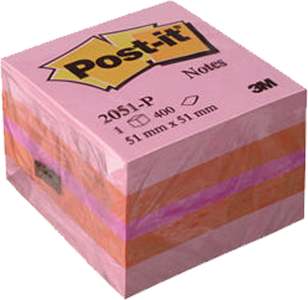 Post-İt 2051-P Yapışkanlı Not Kağıdı 52X52 Mm - Image 1