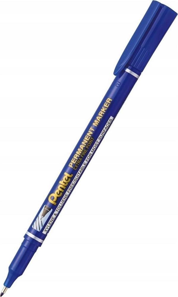 Pentel Marcador Permanent Markör Kalem Ekstra İnce Uç Mavi Y-Nf450-C (12 Li Paket) - Image 1