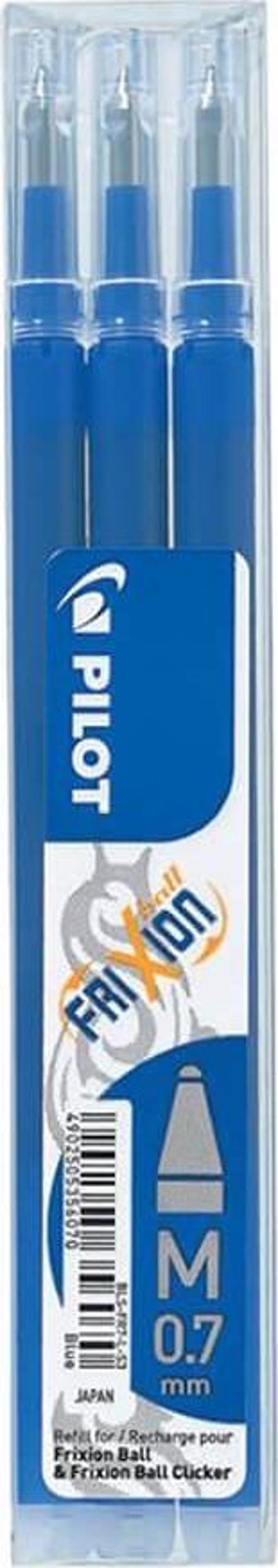 Pilot Frixion Silinebilir Kalem Yedeği 0,7 Mm Mavi 3 Lü - Image 1