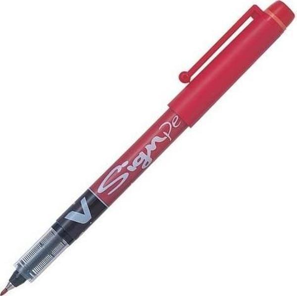Pilot Roller Kalem Signo Pen İmza Kalemi Kırmızı Sw-Vsp-R (12 Li Kutu) - Image 1