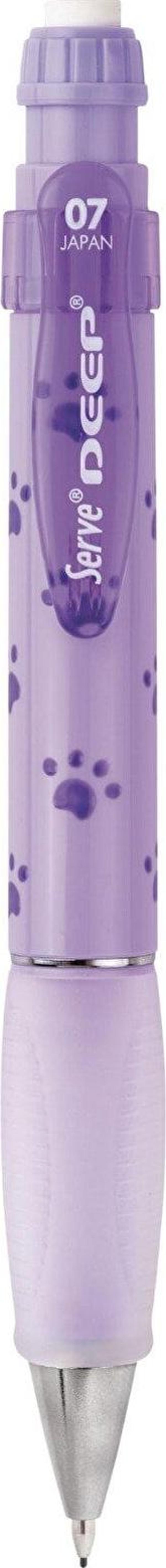 Serve Versatil Kalem (Mekanik Kurşun Kalem) Deep 0.7 Mm Lavanta Köpek Patisi - Image 1