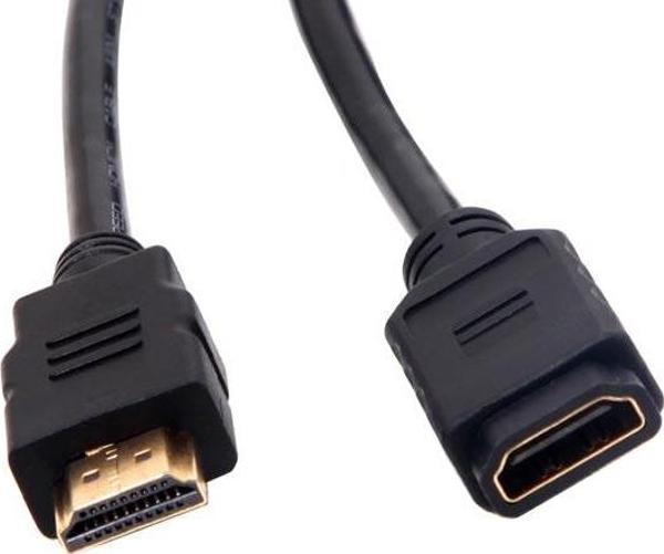 S-Link Hdmı M To Hdmı F 1 Mt 3D,3V Kablo Hdmı Erkek To Hdmı Dişi Uzatma SL-Hf10 - Image 1