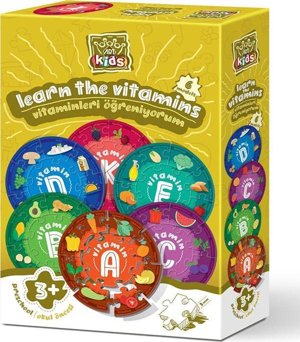Art Kids Vitaminleri Öğreniyorum 54 Parça Puzzle 5833 - Image 1