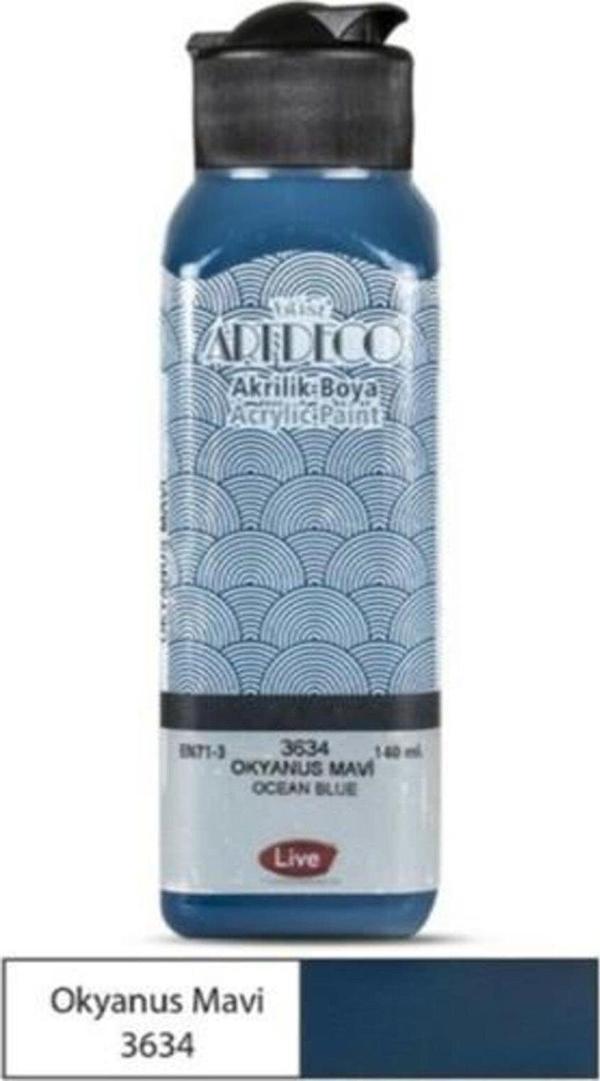 Artdeco Akrilik Boya 140 Ml Okyanus Mavi LV-Y-070R-3634 - Image 1