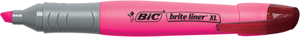 Bic Brite Liner Xl Fosforlu Kalem Pembe 891397 10 Lu (1 Paket 10 Adet) - Image 1