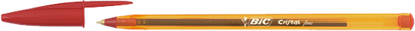 Bic Cristal Fine Tükenmez Kalem Kırmızı 50 Li (1 Paket 50 Adet) - Image 1