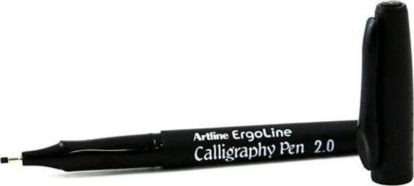 Artline Erg-242 Calligraphy Pen Kaligrafi Kalemi Ergoline 2.0 Mm Siyah (12 Li Kutu) - Image 1