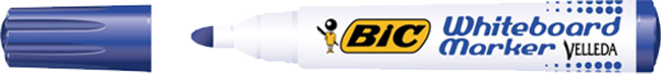 Bic Velleda Tahta Kalemi Yuvarlak Uç Mavi 904938 (1 Paket 12 Adet) - Image 1