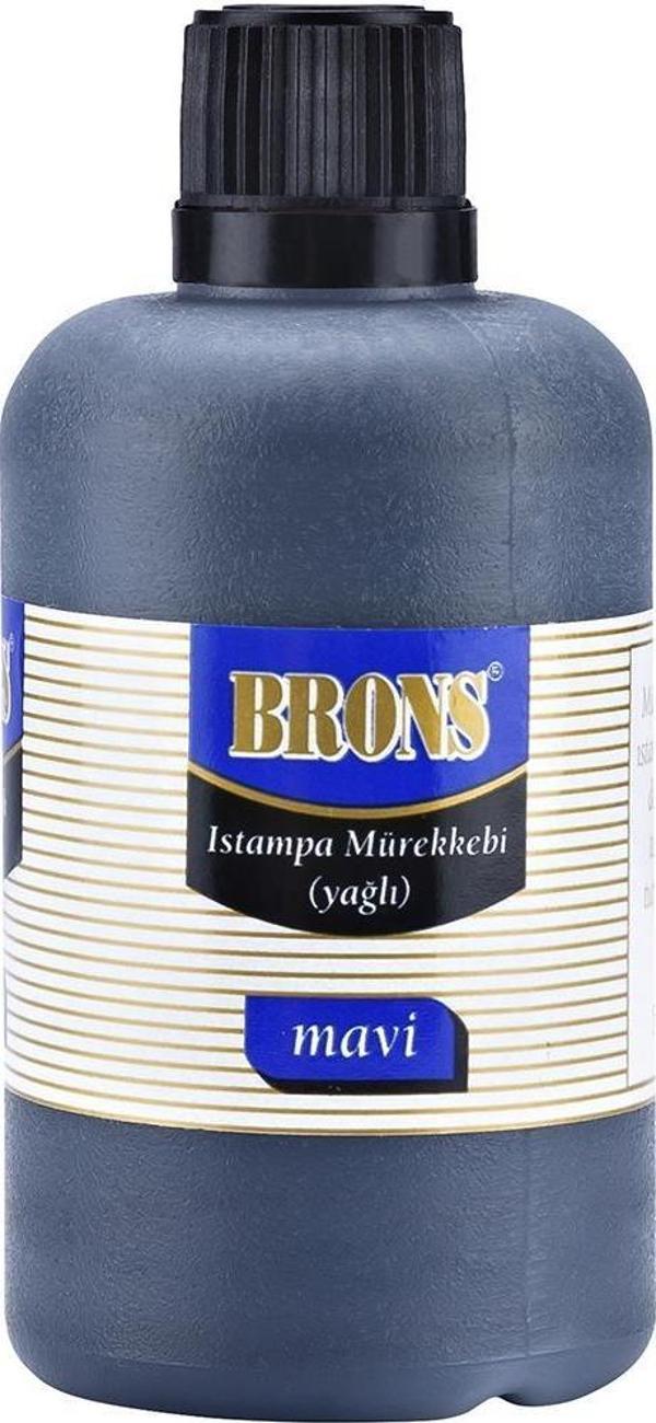 Brons Br-321 Stampa Mürekkebi Yağlı Mavi 500 Cc  - Image 1