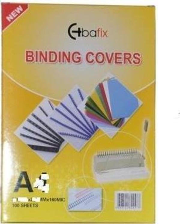 Bafix A-4 Pvc Cilt Kapağı 160 Micron Mat Pembe (1 Paket 100 Adet) - Image 1