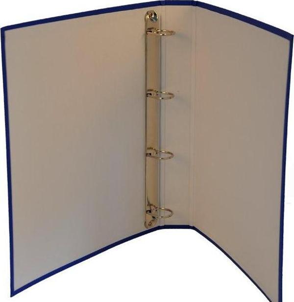 Bafix A4 Talebe Öğrenci Klasörü 4 Halkalı Mavi (10 Lu Paket) - Image 1