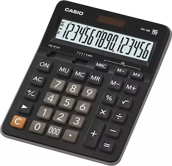 Casio 16 Hane Masa Üstü Hesap Makinesi GX-16B - Image 1