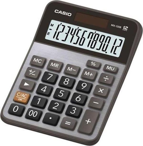 Casio Masa Üstü Hesap Makinesi 12 Hane Mx-120B - Image 1