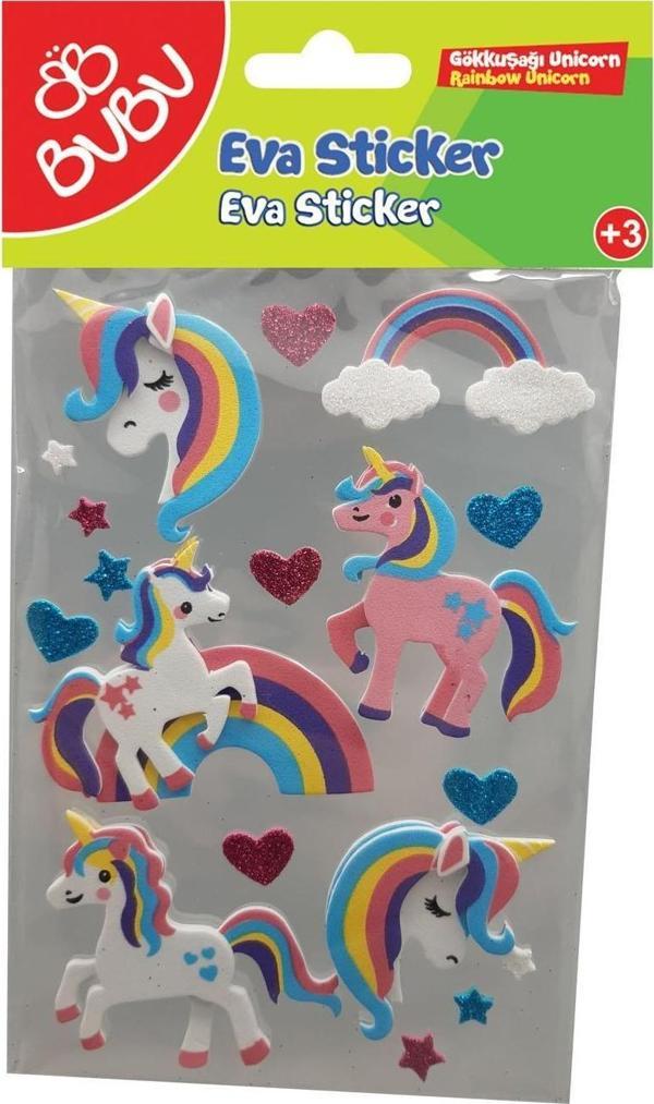 Bu-Bu Unicorn Sticker Set Karışık Bubu-Sts049 - Image 1
