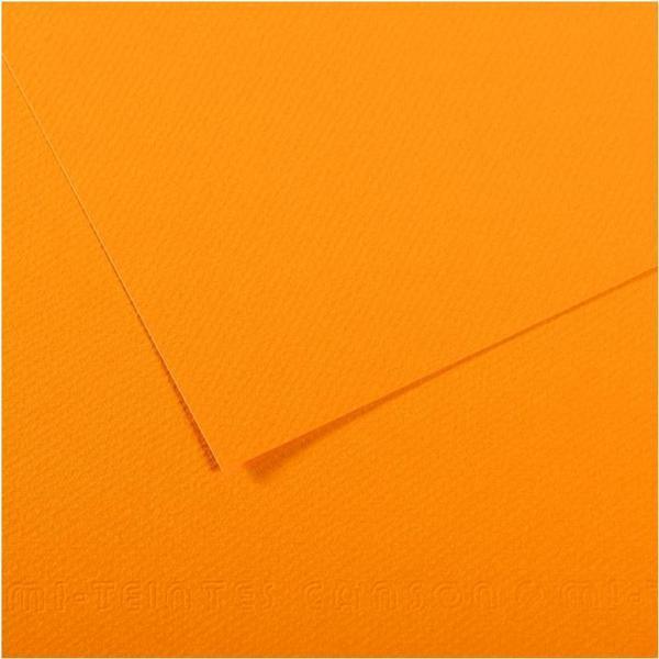 Canson Dokulu Fon Kartonu 50X65 Cm 160 Gr 553 Jaune Soleil 25 Li (1 Paket 25 Adet) - Image 1