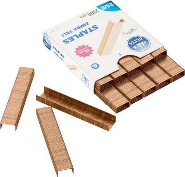Delta 1531 Zımba Teli Sarı 24-6 2000 Tel 10 Lu (1 Paket 10 Adet) - Image 1