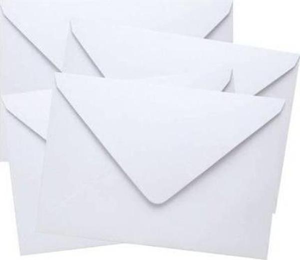 Doğan Davetiye Zarfı 130X180 Mm Beyaz 110 Gr 500 Lü (1 Paket 500 Adet) - Image 1