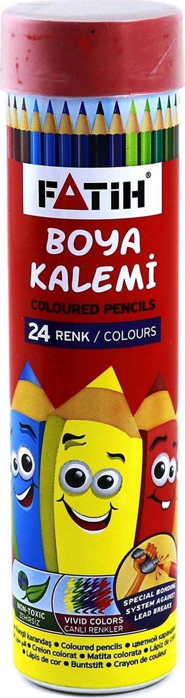 Fatih Boya Kalemi 24 Renk Tam Boy Tüp FA33224KB24RTB - Image 1