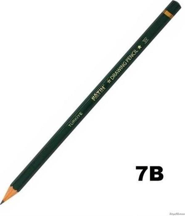 Fatih Dereceli Kurşun Kalem 7B 12 Li Fa15010Kl7B (1 Paket 12 Adet) - Image 1