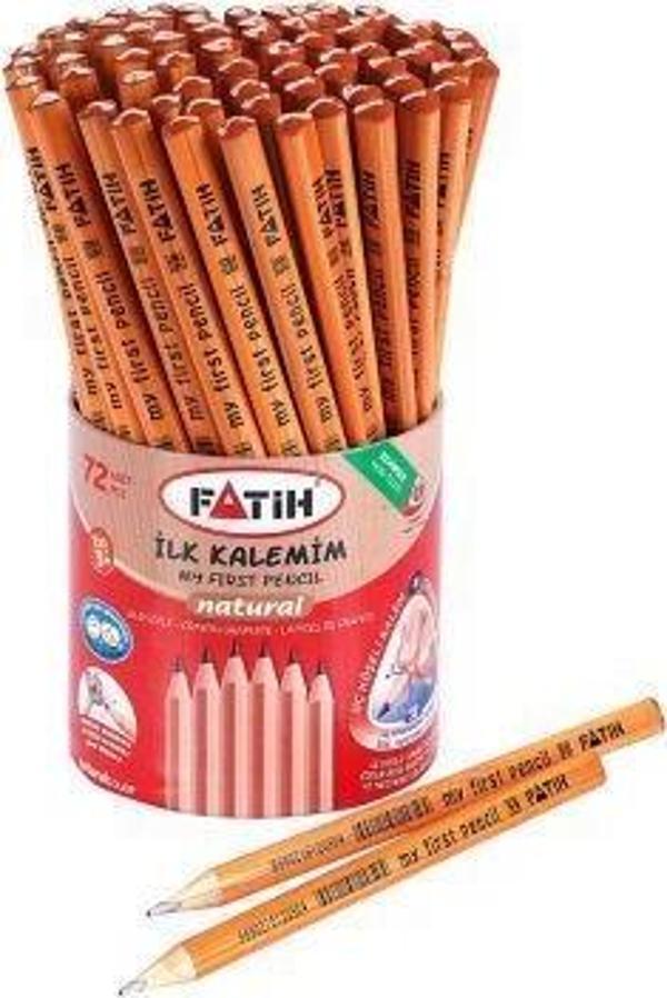 Fatih İlk Kalemim Jumbo Üçgen Naturel 72 Li Fa12050Kl0072 (1 Paket 72 Adet) - Image 1