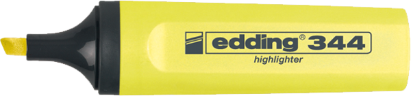 Edding E-344 Fosforlu Kalem Sarı 10 Lu Ed34405 (1 Paket 10 Adet) - Image 1