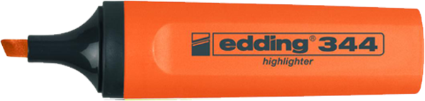 Edding E-344 Fosforlu Kalem Turuncu 10 Lu Ed34406 (1 Paket 10 Adet) - Image 1