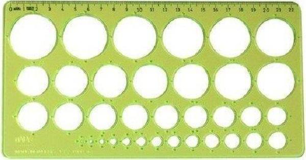 Hatas Eco Cetvelli Daire Şablonu 1-35 Mm 2271 - Image 1