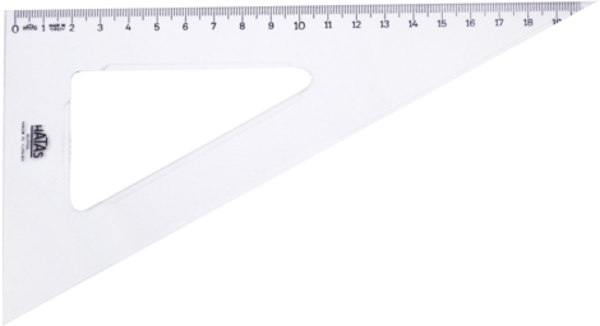 Hatas Gönye Ögrenci Tipi 21 Cm 60 Derece 0750 - Image 1