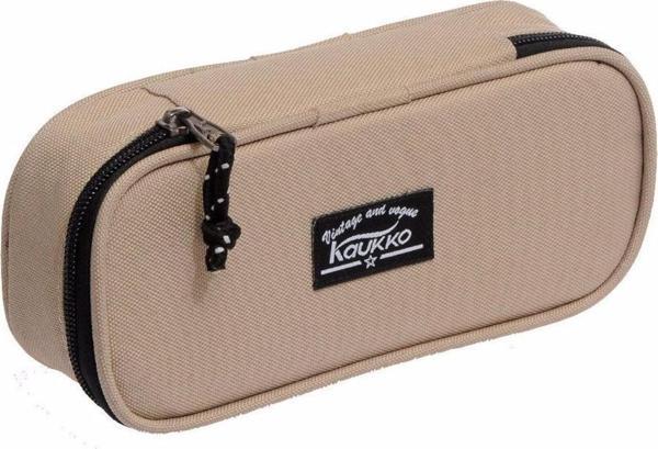 Kaukko Kalem Çantası Özel Tek Bölmeli Krem 10X22X5Cm K2370 - Image 1