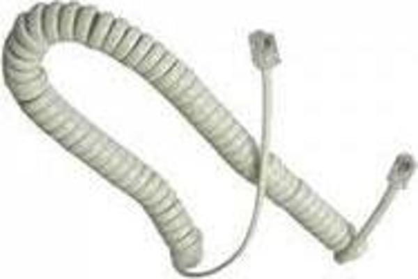 OEM Spiral Telefon Kordonu Karel Telefon Uyumlu 30Cm Gri - Image 1
