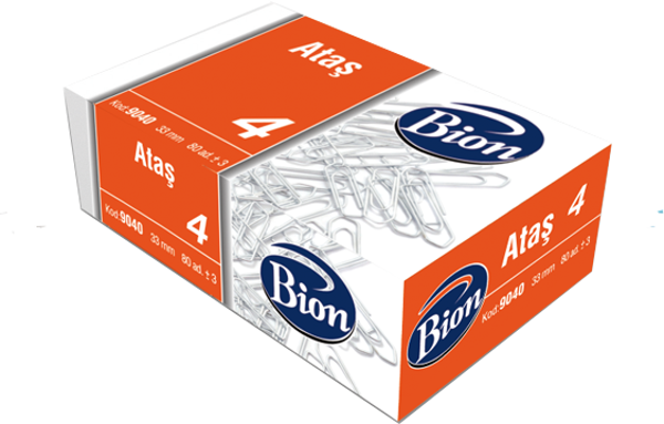 Mas 9040 Bion Ataş No:4 100 Lü (8 Paket) - Image 1