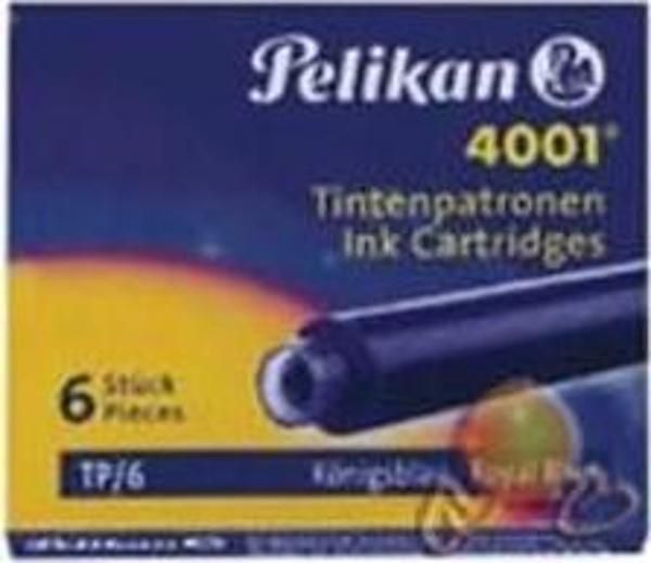 Pelikan 4001 Royal Dolma Kalem Kartuşu Mavi Küçük 6 Li Pl-301176-Ktma (1 Paket 6 Adet) - Image 1