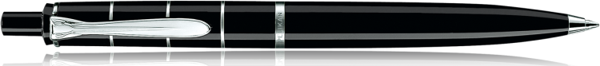 Pelikan K215 Tükenmez Kalem Siyah Halka Gümüş Pel-K215 - Image 1