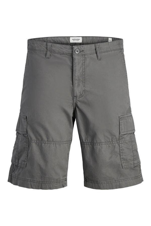 Jack & Jones Erkek Jpstcole Rahat Kalıp %100 Pamuk Kargo Şort 12274389 Füme - Image 1