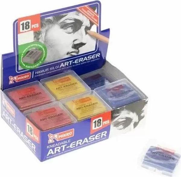 Mikro Hamur Silgi Renkli Hs-20 (18 Li Paket) - Image 1