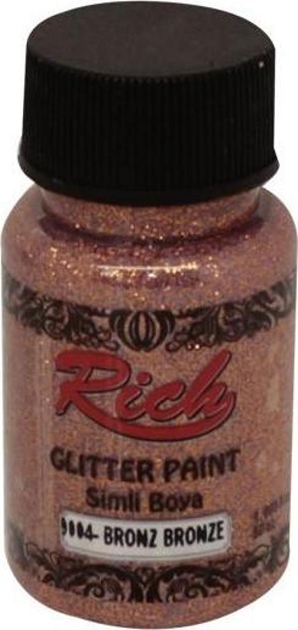 Rich Glitter Paint Simli Boya 50Cc Bronz 9004 - Image 1