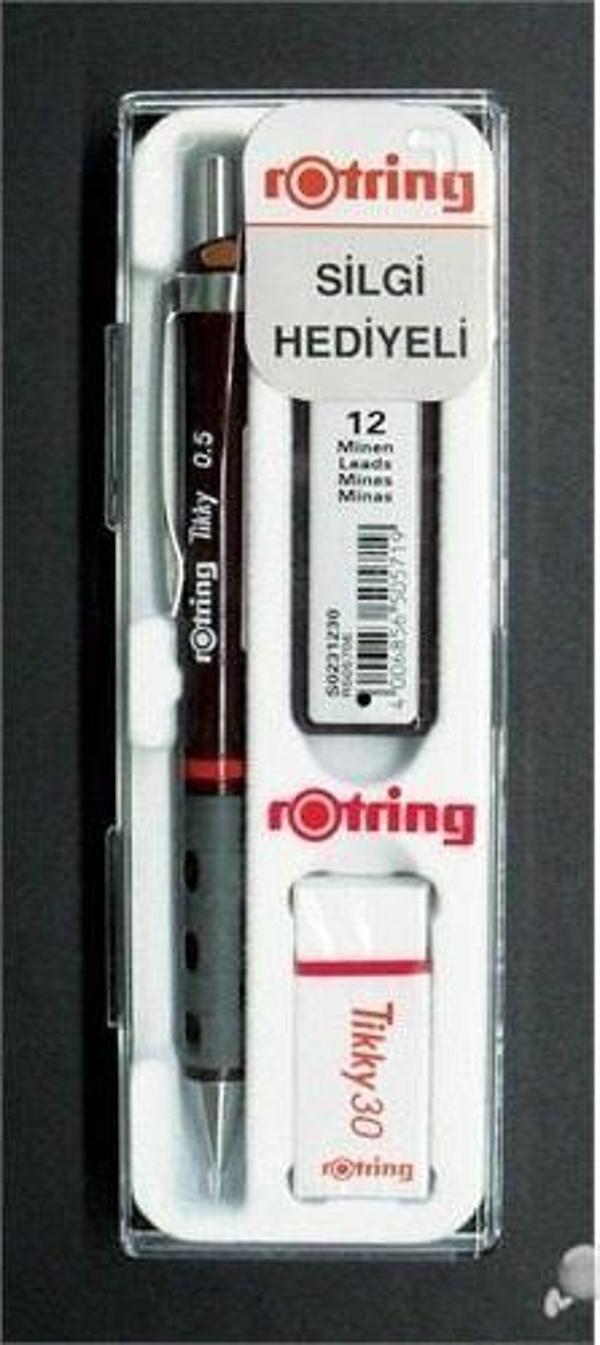 Rotring Okul Seti Bordo 0,5 Mm Versatil Kalem+Min+Silgi Ro-Kk07-05 - Image 1