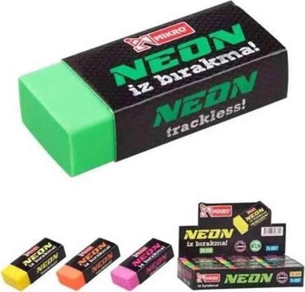 Mikro Silgi Soft (Neon) 2B-24Y (24 Lü Paket) - Image 1