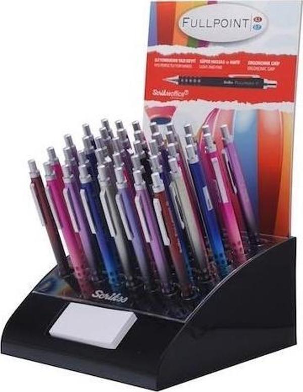 Scrikss Full Point Versatil Kalem Siyah 0,5-0,7 Mm 40 Lı (1 Paket 40 Adet Karışık) - Image 1