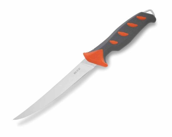 Buck 144 Hookset Fileto Bıçağı, Turuncu-Gri, Blister - Image 1