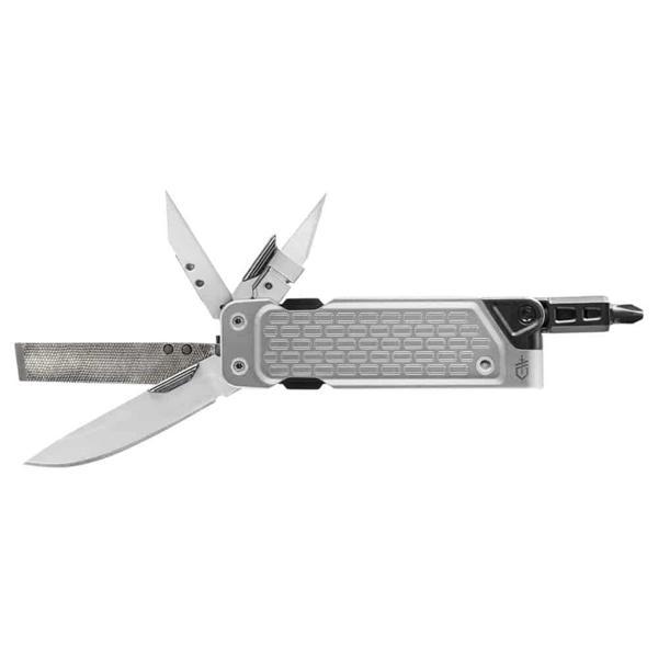 Gerber Gear Lockdown 10-in -1 Çok Amaçlı Çakı - Survival Kazıma Çubuğu - Gümüş - Image 1
