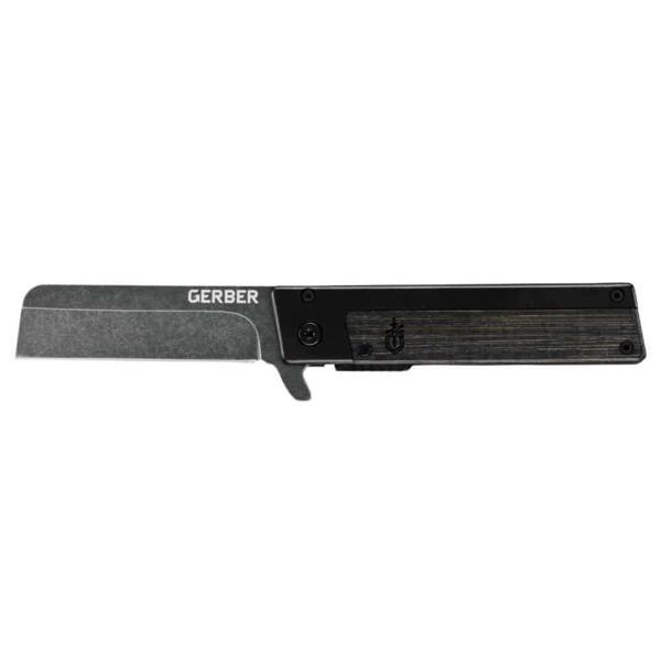 Gerber Gear Quadrant Klipsli Katlanır Cep Çakısı –  Düz Kenarlı Flipper Çakı - Siyah - Image 1