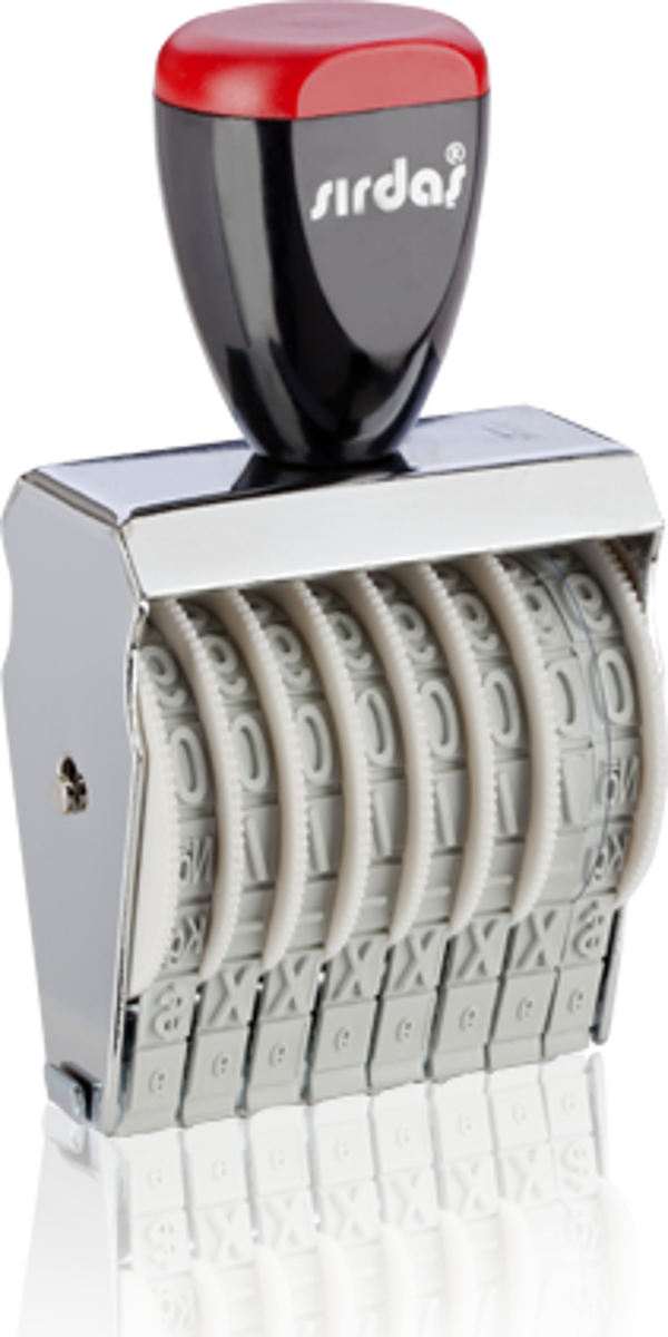 Sırdaş 1598 Numaratör Elle Çevirmeli 8 Hane 9 MM - Image 1